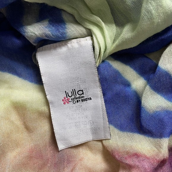 Lulla Collection By Bindya Infinity Scarf Multicolored Tie Dye Soft Knit - Picture 7 of 10